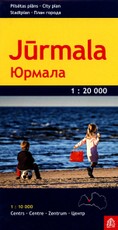 Jūrmala. Miesto planas M 1:20 000