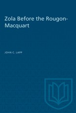 Zola Before the Rougon-Macquart