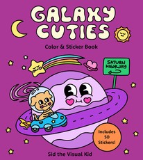 Galaxy Cuties Color & Sticker Book