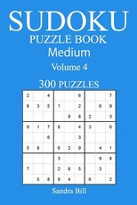 300 Medium Sudoku Puzzle Book