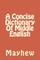 A Concise Dictionary Of Middle English