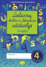 Lietuvių kalbos ir literatūros užduotys 4 klasei. 2 dalis