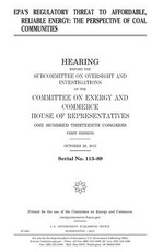 EPA's regulatory threat to affordable, reliable energy