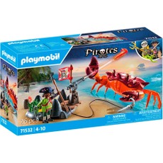 PLAYMOBIL PIRATES Rinkinys „Kova su didžiuoju krabu“ 71532