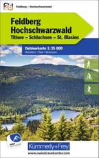 Kümmerly+Frey Outdoorkarte Deutschland 26 Feldberg, Hochschwarzwald 1:35.000