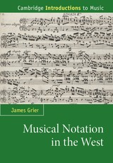 Musical Notation in the West