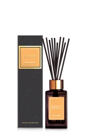 Oro gaiviklis namams AREON BLACK - Gold Amber 85 ml