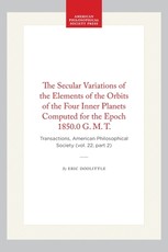 The Secular Variations of the Elements of the Orbits of the Four Inner Planets Computed for the Epoch 1850.0 G. M. T.