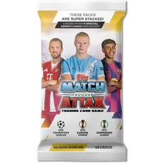 UEFA Champions League 2026 Match Attax kortelių pakelis