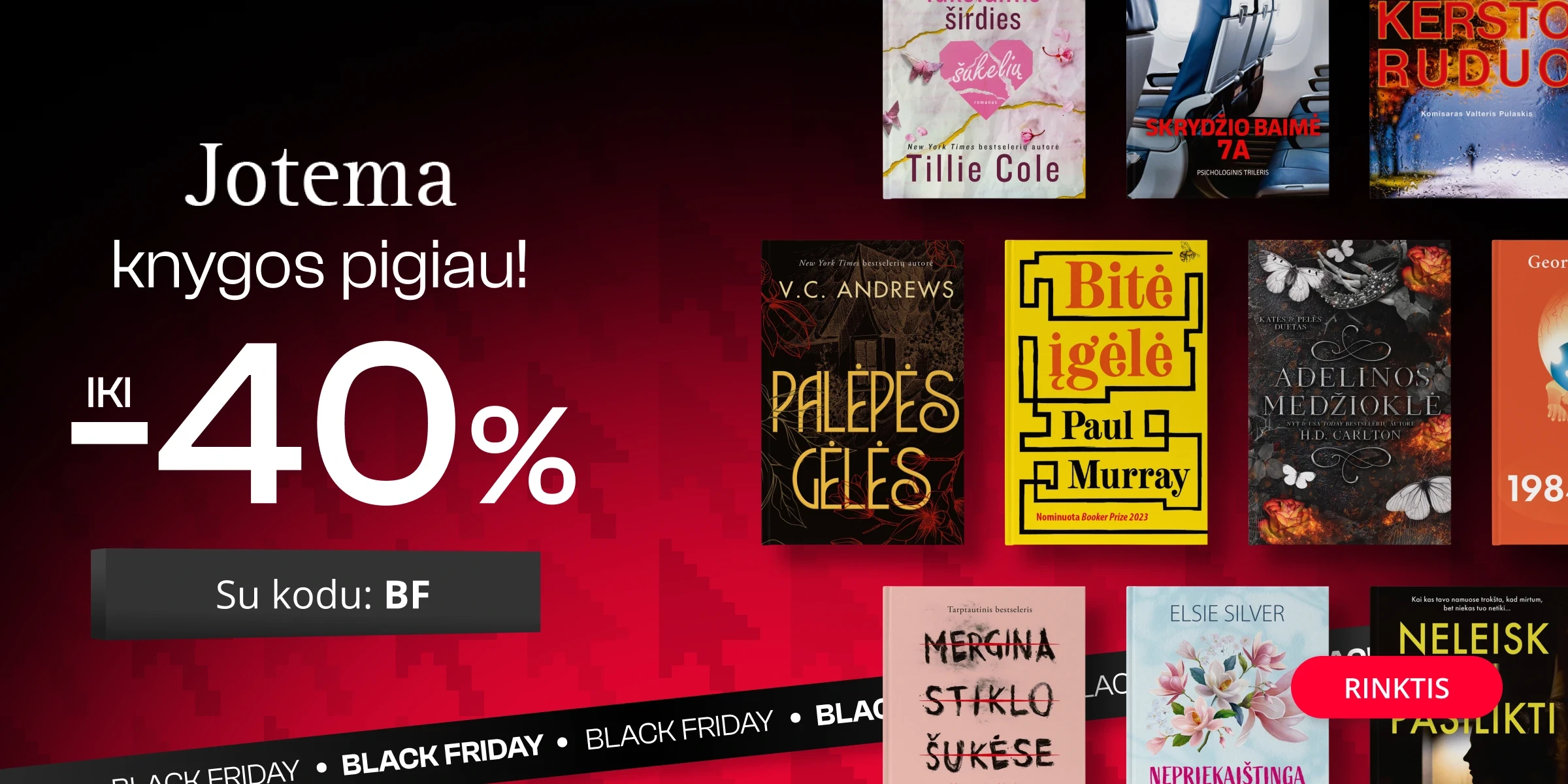 Leidyklos JOTEMA knygoms iki -40% extra nuolaidos!