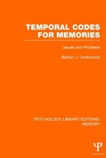 Temporal Codes for Memories (PLE