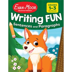Writing Fun Sentences and Paragraphs, Grade 1 - 3 Workbook