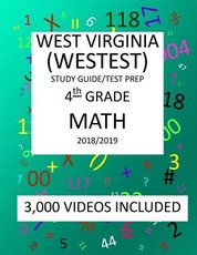 4th Grade WEST VIRGINIA WESTEST TEST, 2019 MATH, Test Prep