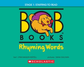 Bob Books - Rhyming Words Hardcover Bind-Up Phonics, Ages 4 and Up, Kindergarten, Flashcards (Stage 1: Starting to Read)