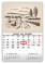 2022 m. sieninis kabinamas kalendorius vienos dalies 30 x 42 cm