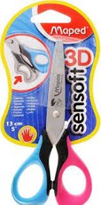 Žirklės MAPED SEN SOFT 13cm kairiarankiams