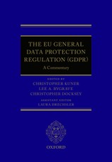 The EU General Data Protection Regulation (GDPR)