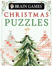 Brain Games Mini - Christmas Puzzles (Stocking Stuffer - Christmas Tree Cover)