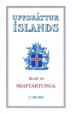 Topographische Karte Island 68 Skaftartunga 1 : 100 000