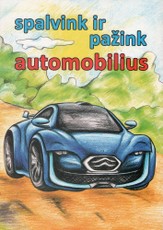 Spalvink ir pažink automobilius