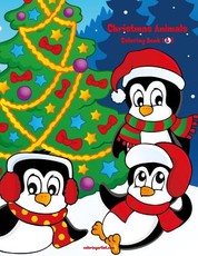 Christmas Animals Coloring Book 1 & 2