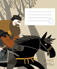 Sąsiuvinis Kęstutis – senosios Lietuvos riteris, 12l., linijomis