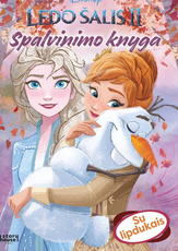 Ledo šalis 2: spalvinimo knyga