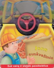 Jono sunkvežimis. Suk vairą ir stebėk paveikslėlius