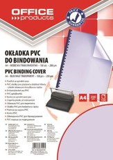 Įrišimo viršeliai PVC skaid.mėl.A4 0,2mm