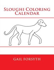 Sloughi Coloring Calendar