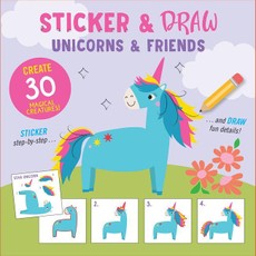 Sticker & Draw Unicorns & Friends (Create 30 Magical Creatures!)
