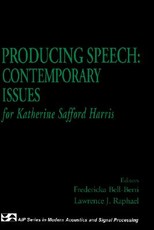 Producing Speech: Contemporary Issues