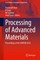 Processing of Advanced Materials