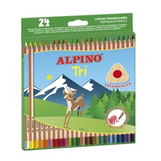 Pieštukai spalvoti ALPINO TRI 24sp