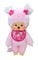 MONCHHICHI Klasikinė beždžionėlė su sakurų seilinuku, 20 cm