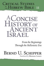 A Concise History of Ancient Israel