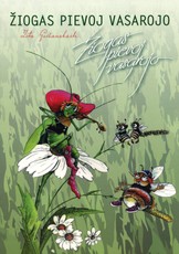 Žiogas pievoj vasarojo