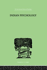 Sinha, J: Indian Psychology Perception