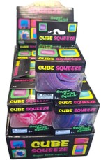 Antistresinis žaislas „Squishy Sugar Cube“, įvairių spalvų, 1 vnt.