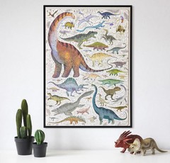 Lavinamasis žaidimas „Puzzlove Dinosaurs“