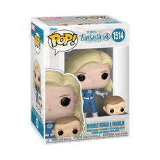 FUNKO POP! Vinilinė figūrėlė: Marvel: The Fantastic Four: First Steps - Invisible Woman & Franklin