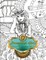 Steampunk Girls Coloring Book for Grown-Ups 1