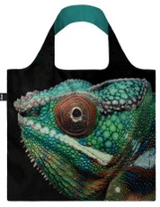 LOQI pirkinių krepšys „National Geographic Photo Ark Panther Chameleon Bag“