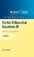 Partial Differential Equations III