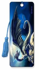 3D knygos skirtukas „Juodasis drakonas”