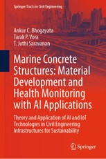 Marine Concrete Structures: Material Development and Health Monitoring with AI Applications