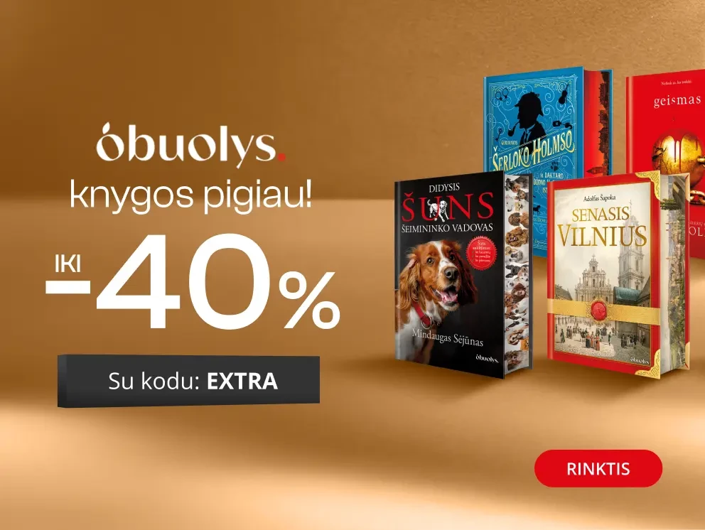 Leidyklos OBUOLYS knygoms iki -40% extra nuolaidos!