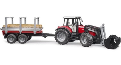 Bruder žaislinis traktorius Massey Ferguson 7480