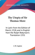 The Utopia of Sir Thomas More