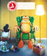 Atgyjantis 4D sąsiuvinis Monstras (2 kl., linijomis, 12 l.)